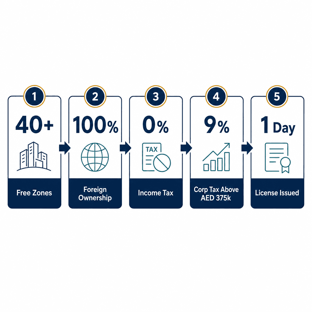 Infographic: Start a Business in Dubai