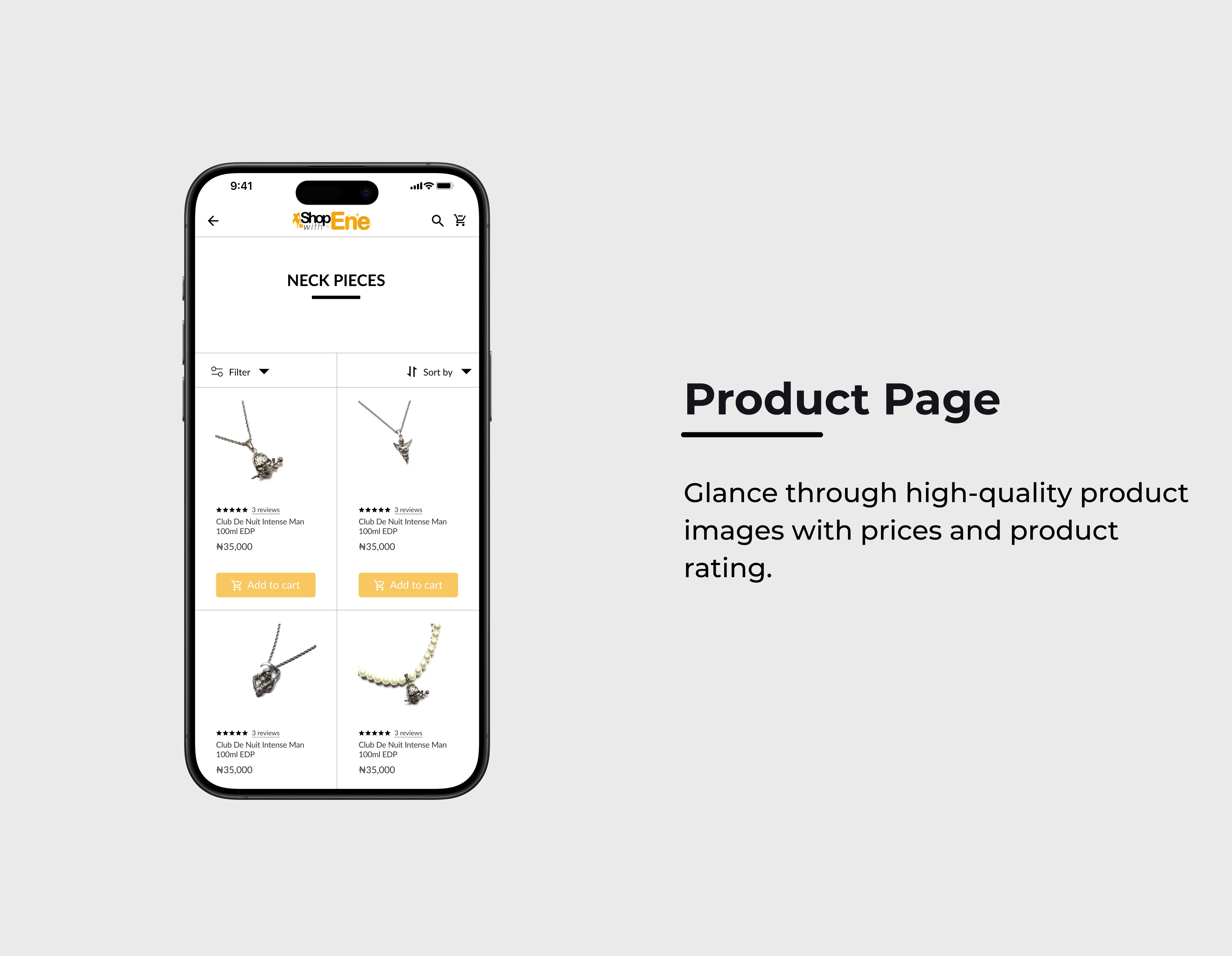 A home page of desserts shop website