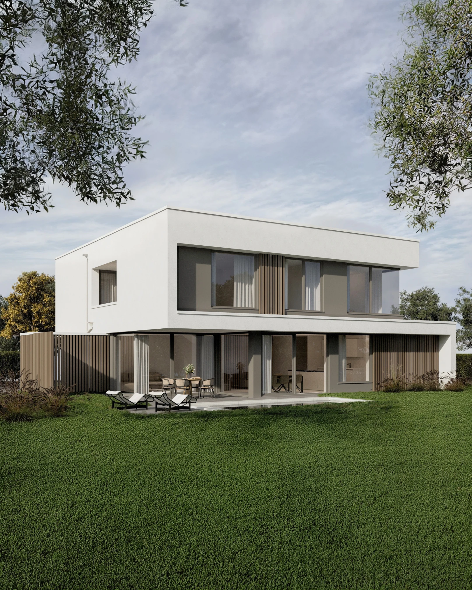 Villa T Gartenansicht