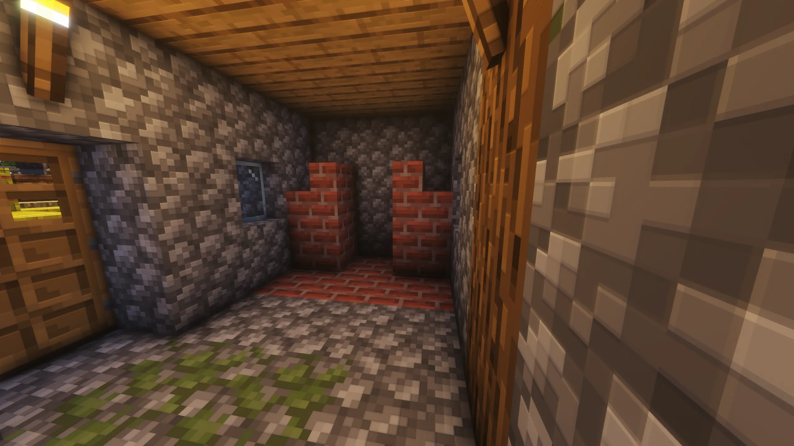 step 2 simple brick chimney