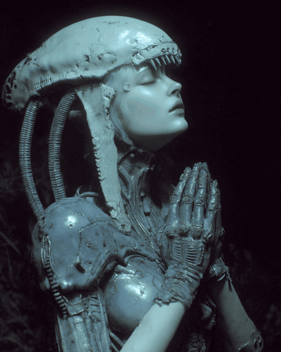 Dark Mystery: Illuminated by Neon Lights