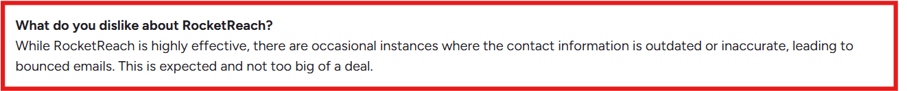 RocketReach G2 review