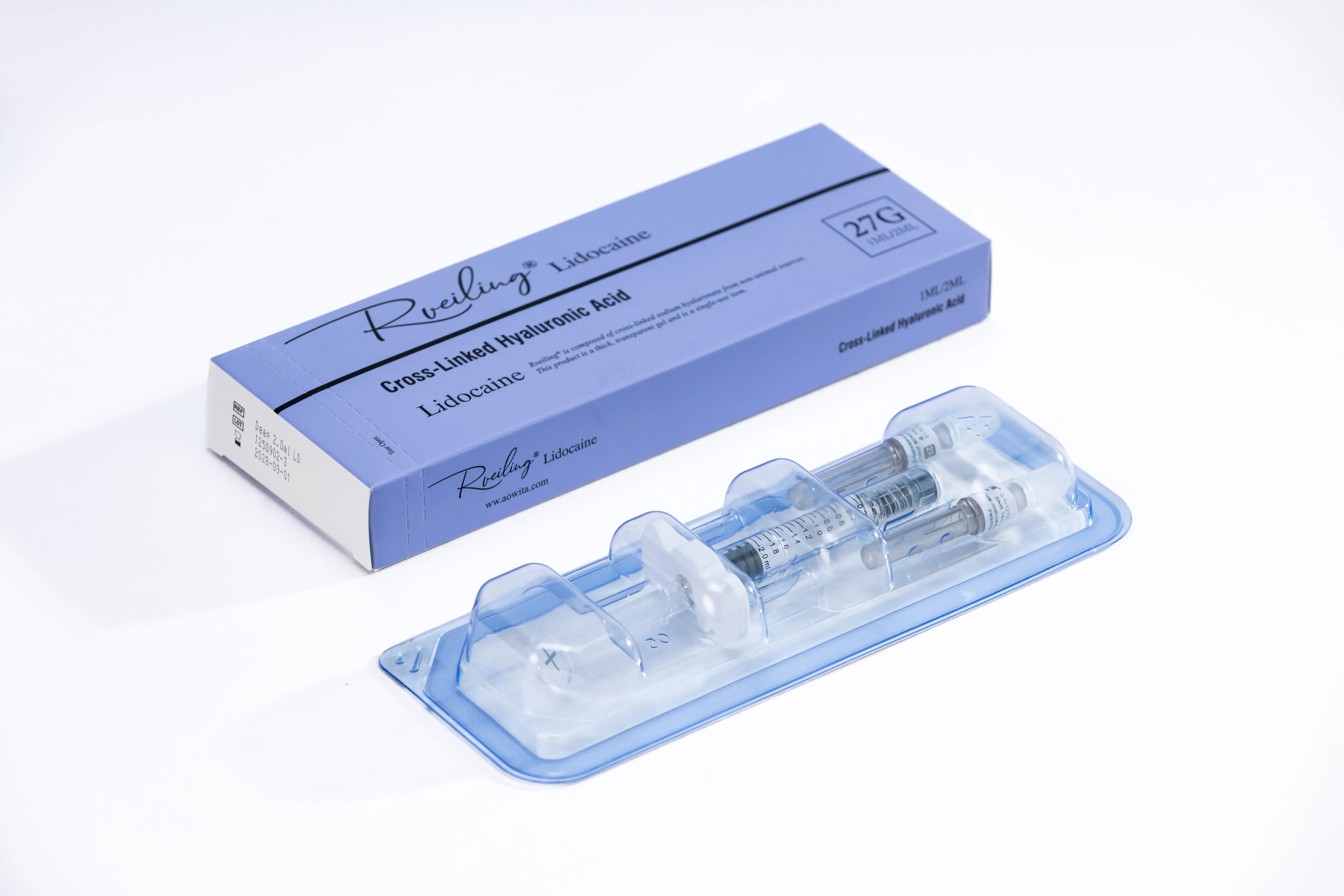 High-purity aesthetic gel packaged for professional dermal filler use