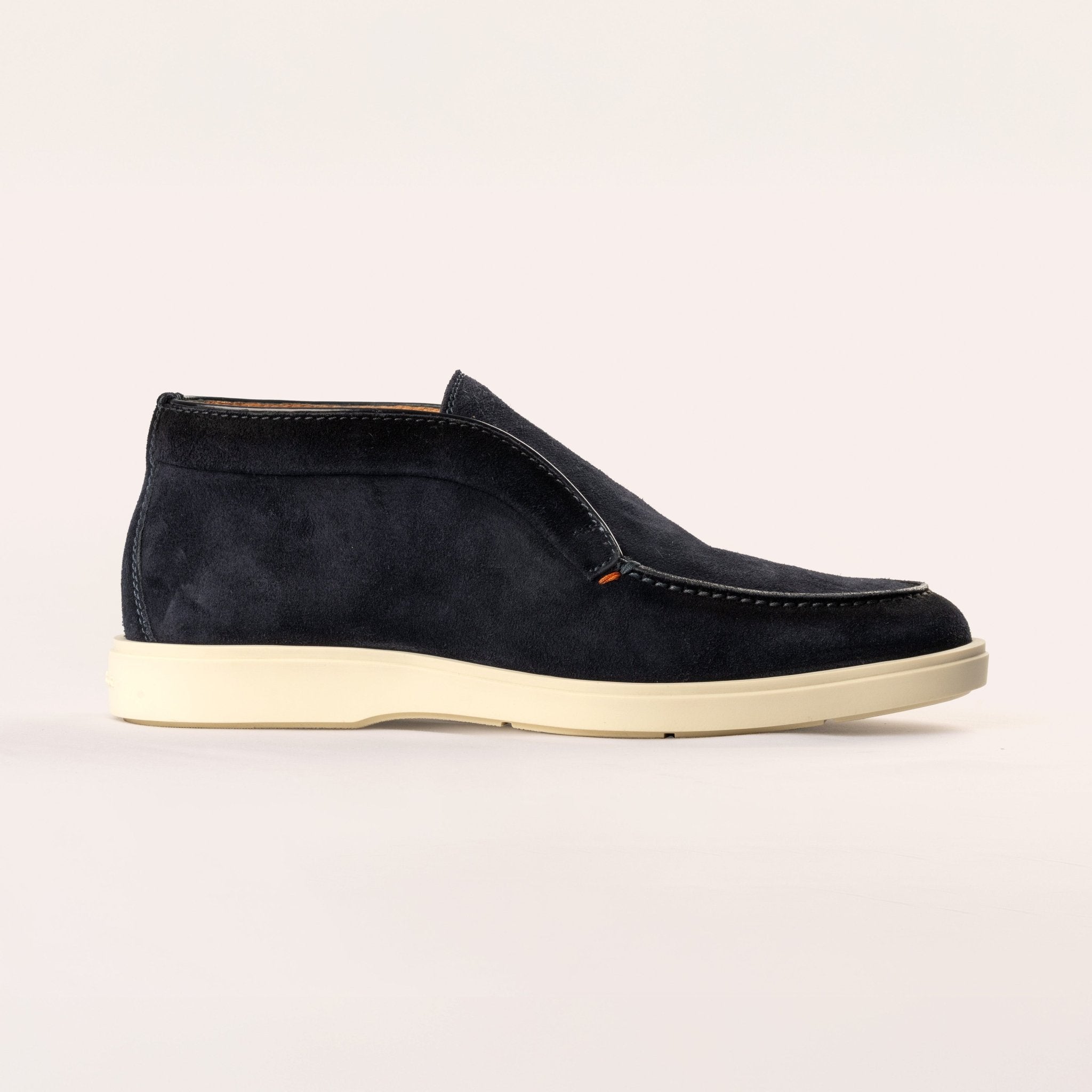 Men’s blue suede desert boot - Mandelli UK