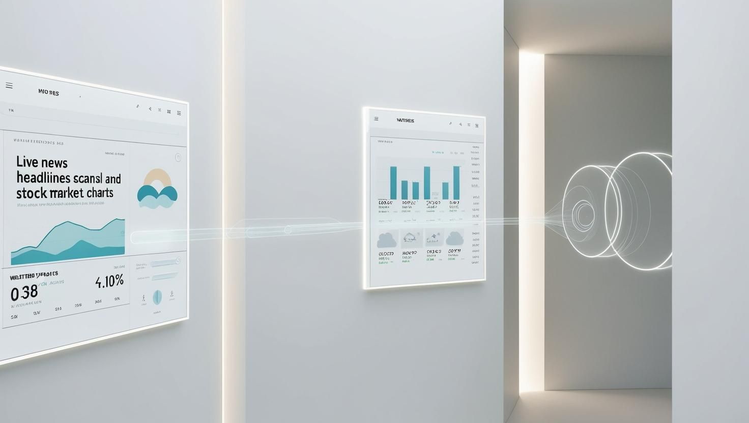 AI systems processing real-time data for dynamic decision-making in healthcare, finance, and transportation.