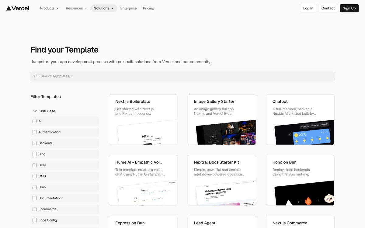 Best v0 Templates for AI SaaS with SaaS Marketing Landing Page