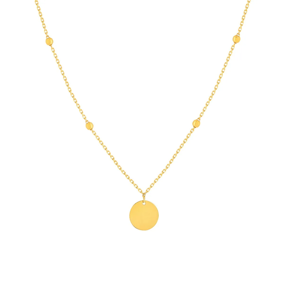 Collier en or jaune 375