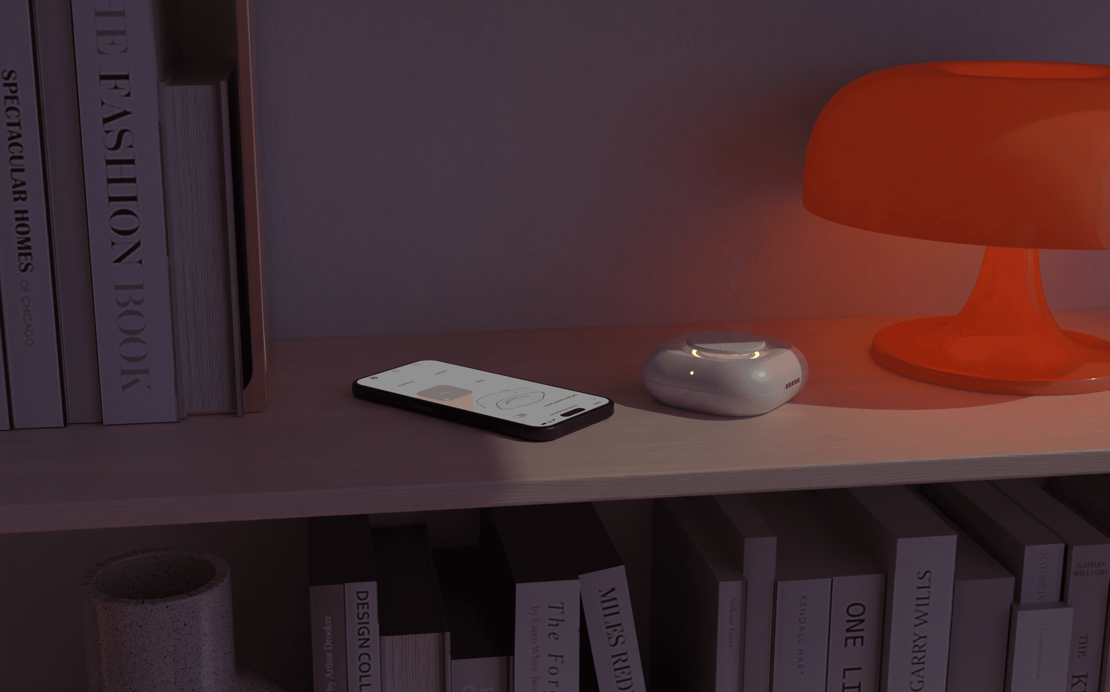 Night-mode diffuser shot.