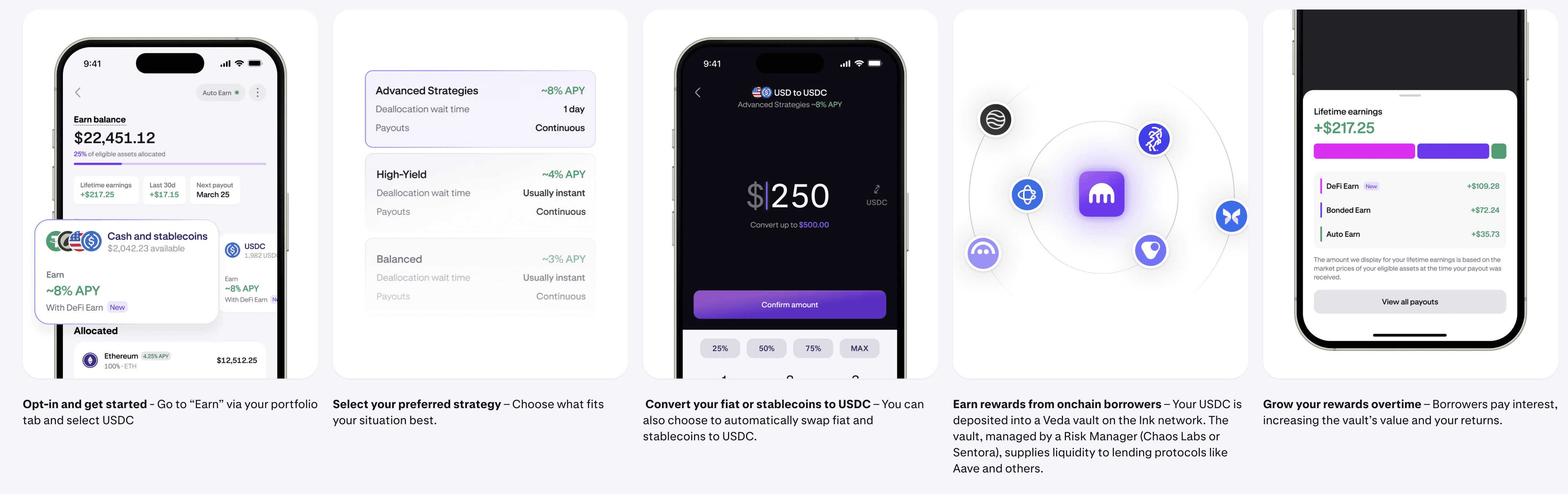 Kraken launches DeFi Earn with Privy wallets illustration 2