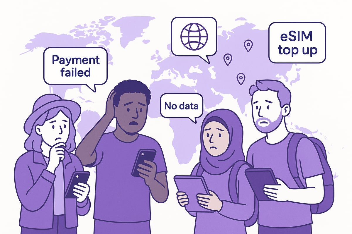 Troubleshooting Common eSIM Top-Up Issues