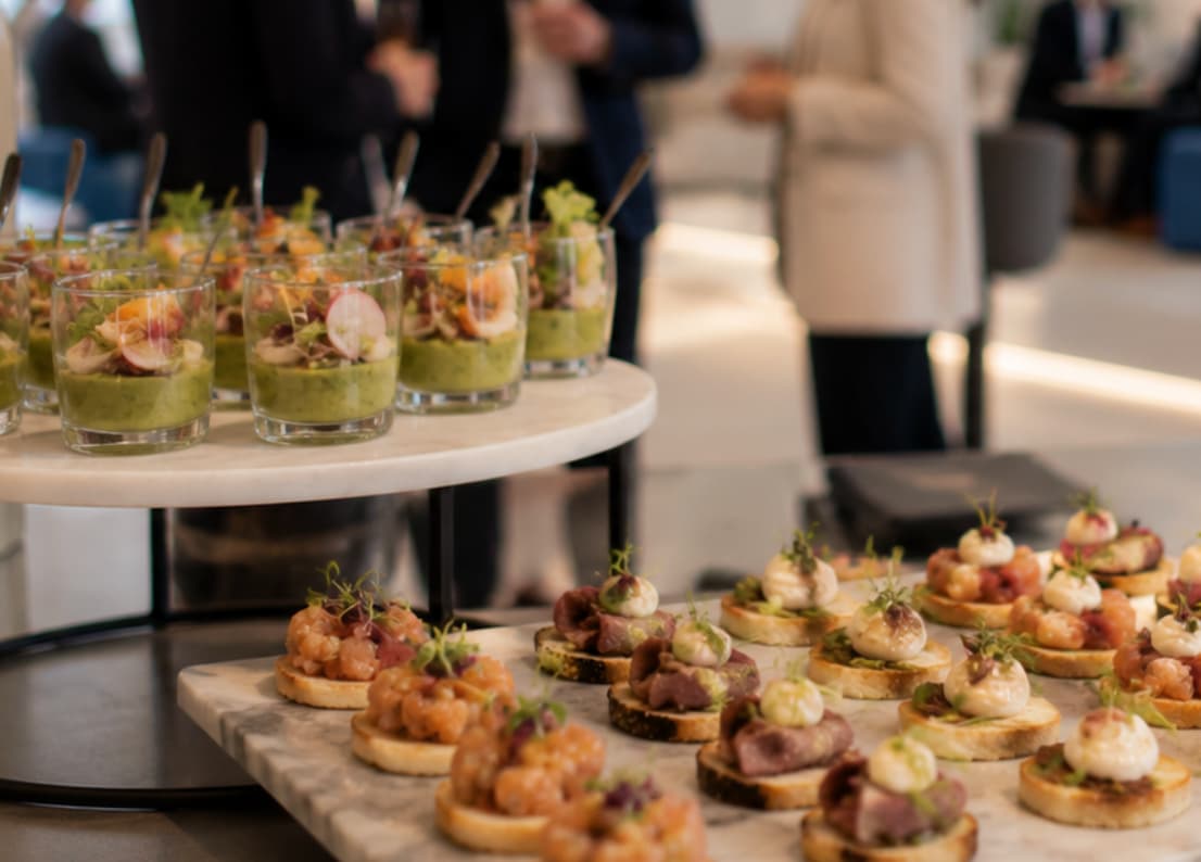 Luxe catering en verfijnde bites tijdens modern HR event in Amsterdam