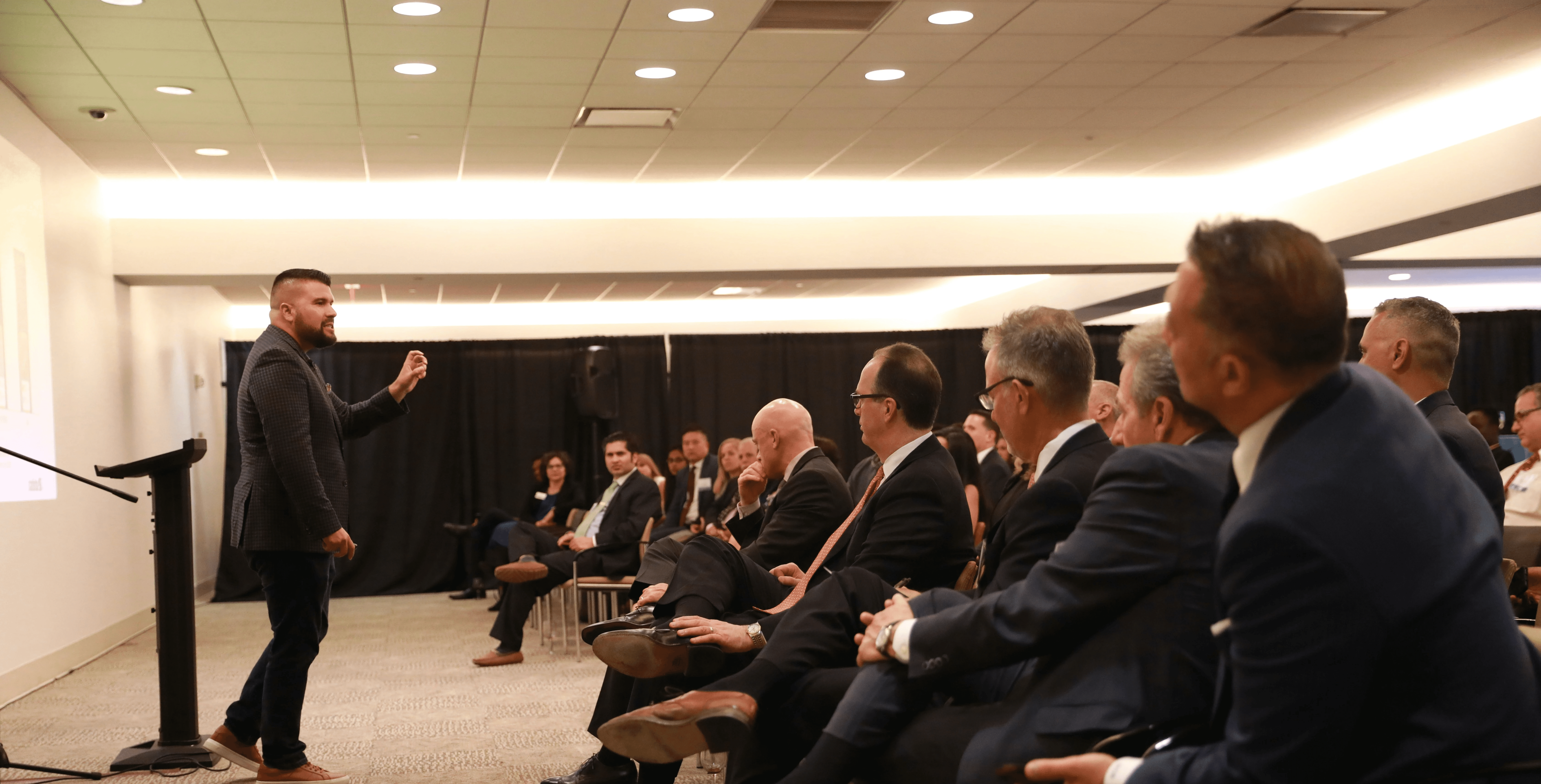 people sitting on chair inside room
