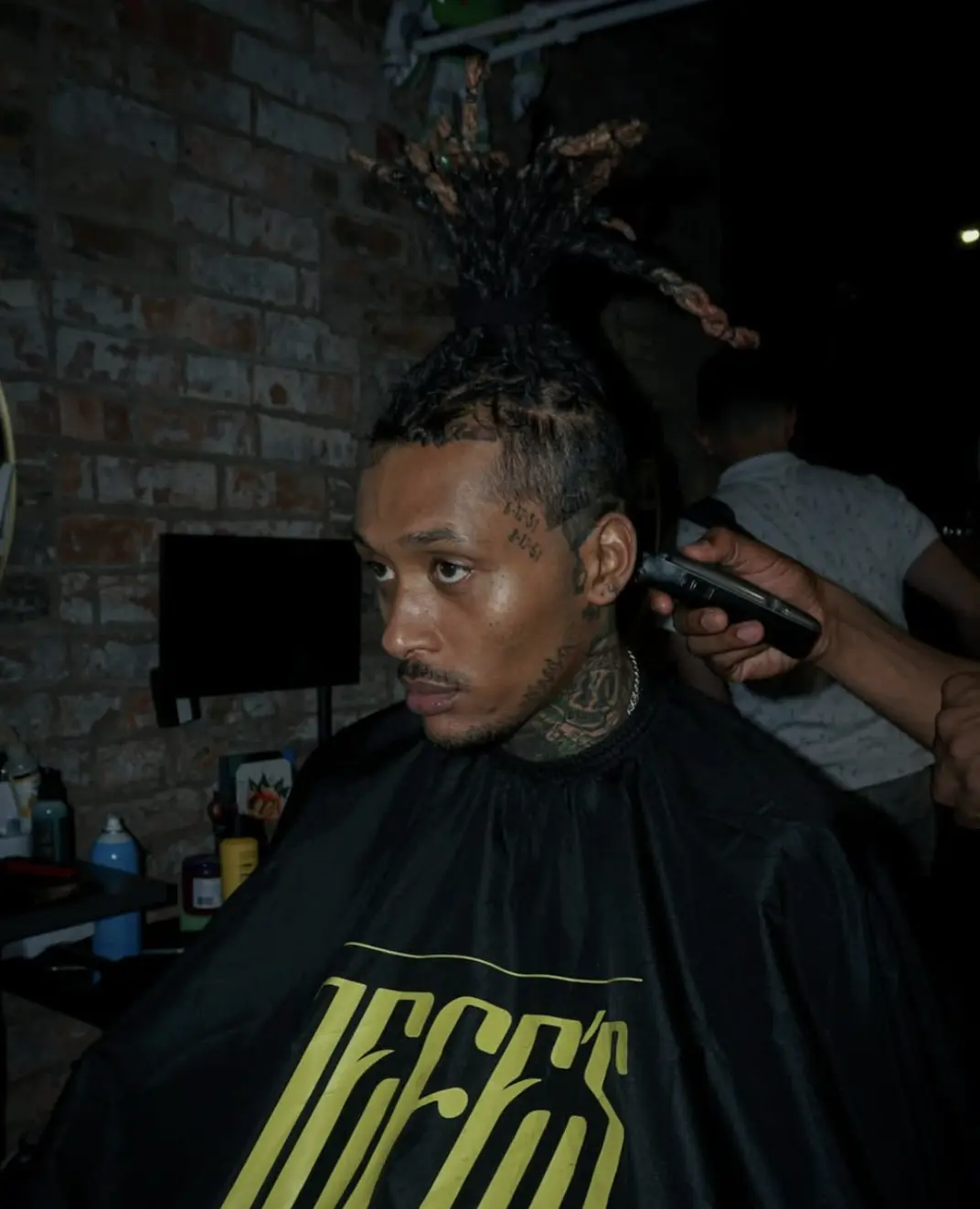 The Cuban Barber Cutting Hair