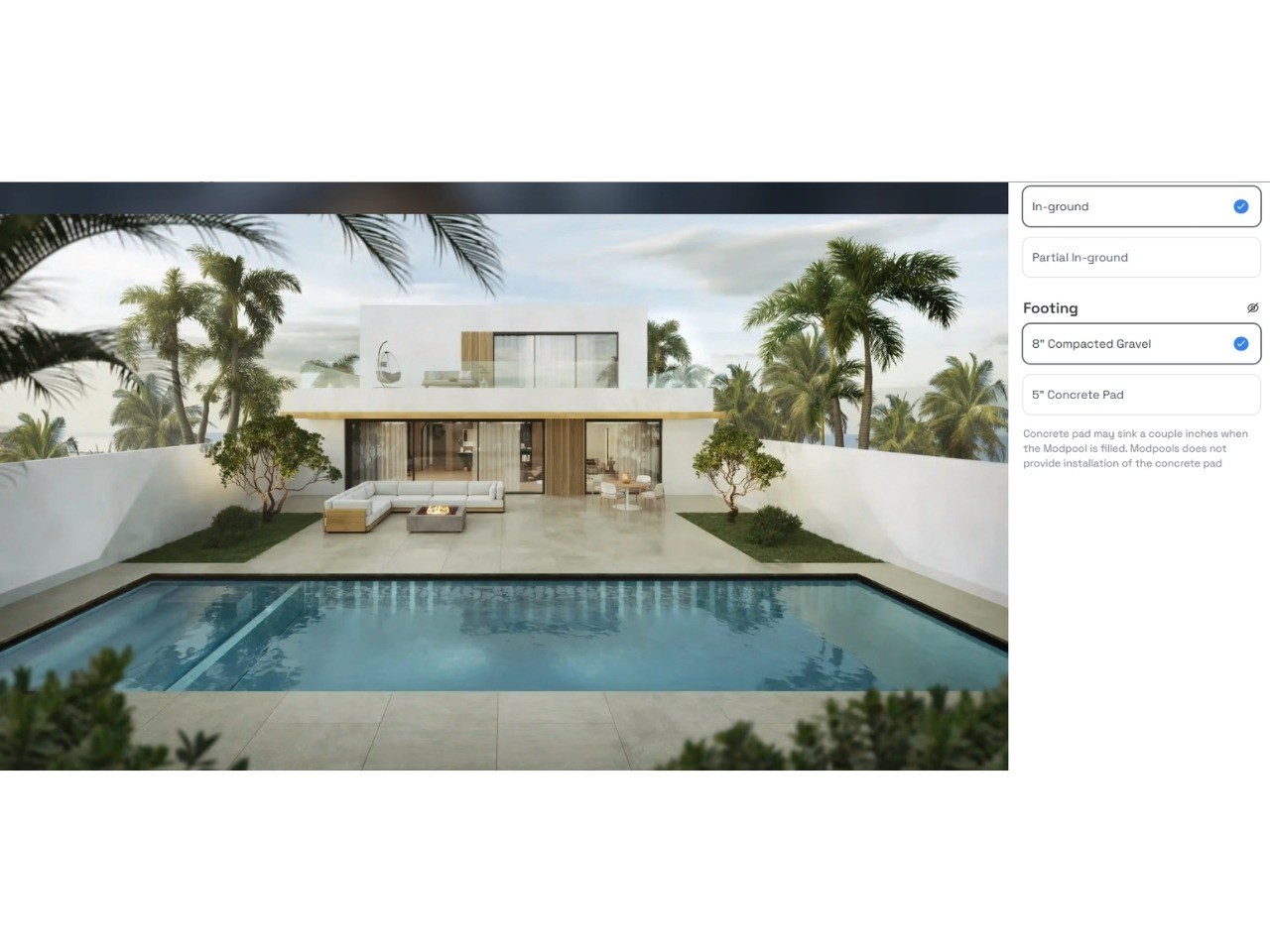 pool product configurator example