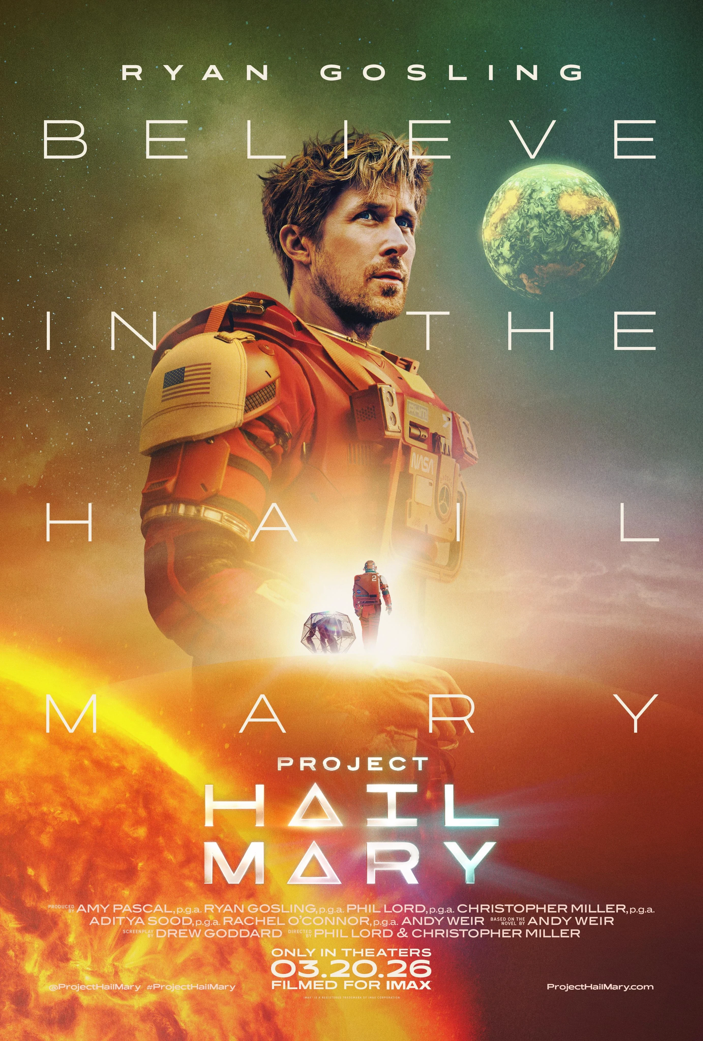 Project Hail Mary official movie poster