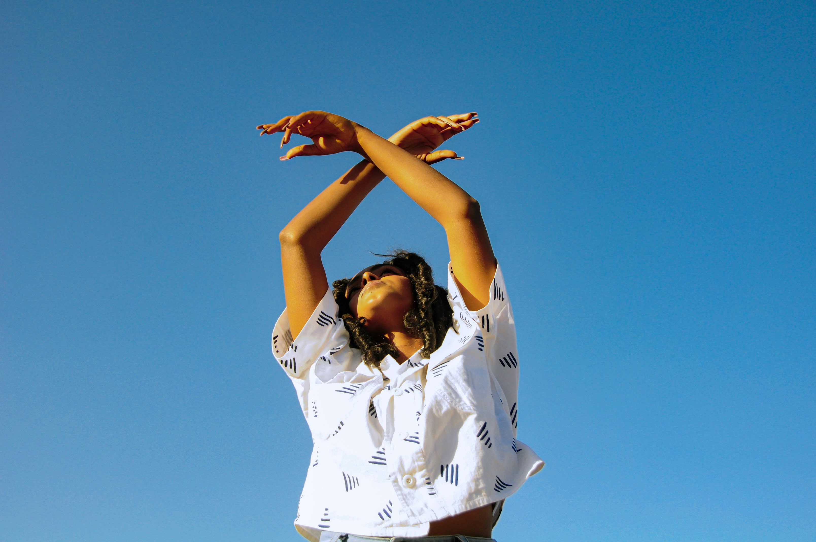 To the sky