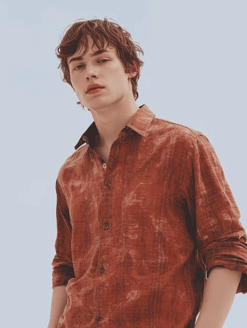 Young man with red hair