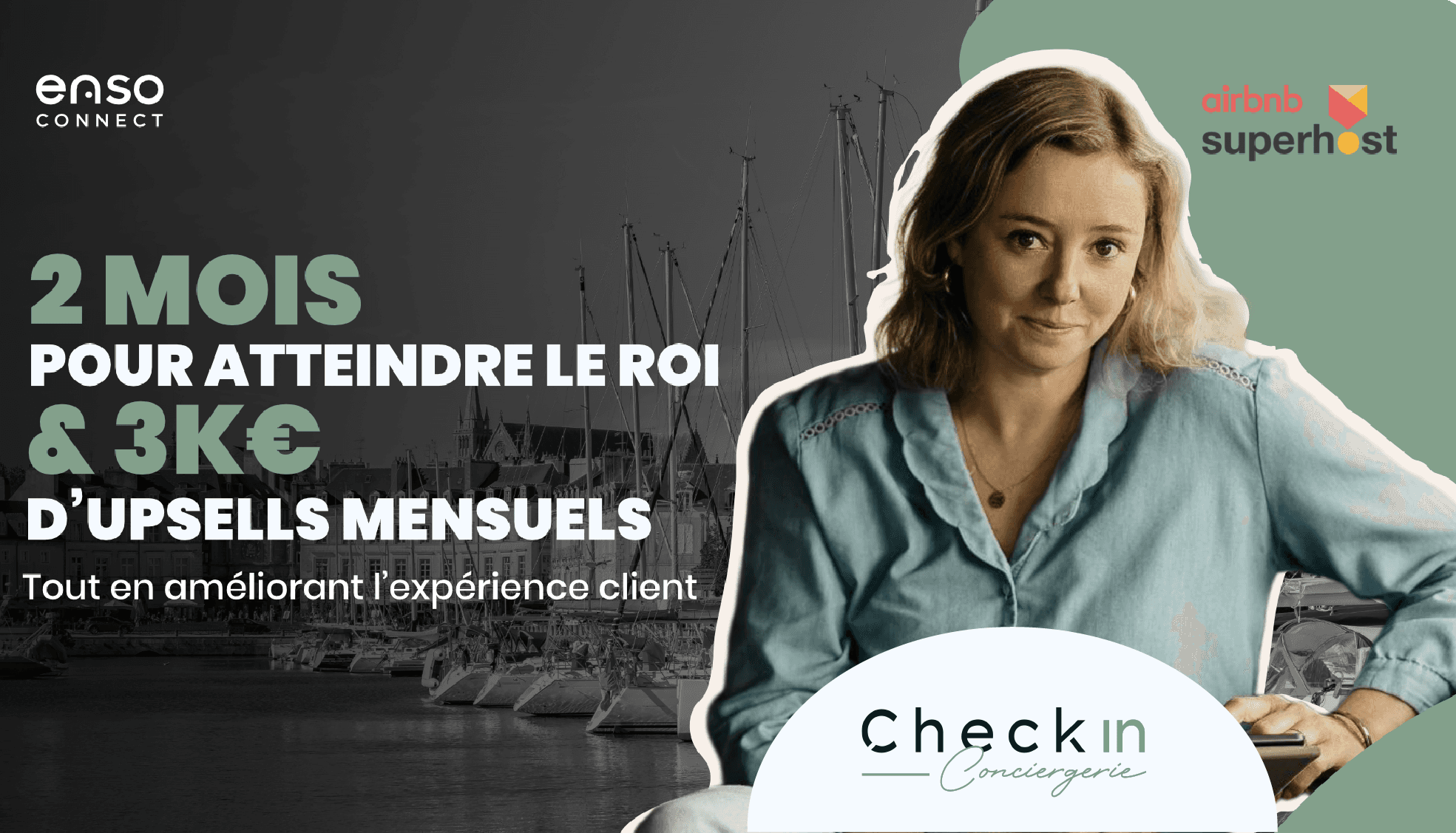 Le cofondateur de Check In Conciergerie parle des résultats de revenus avec Enso Connect