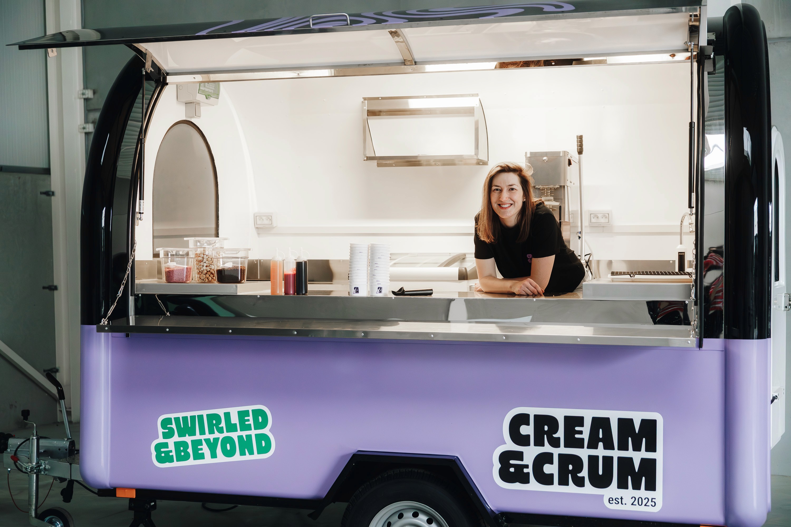 cream&crum opent foodtruck in België