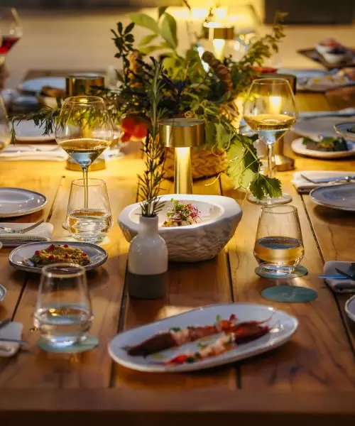 Elegant Minthis restaurant setting