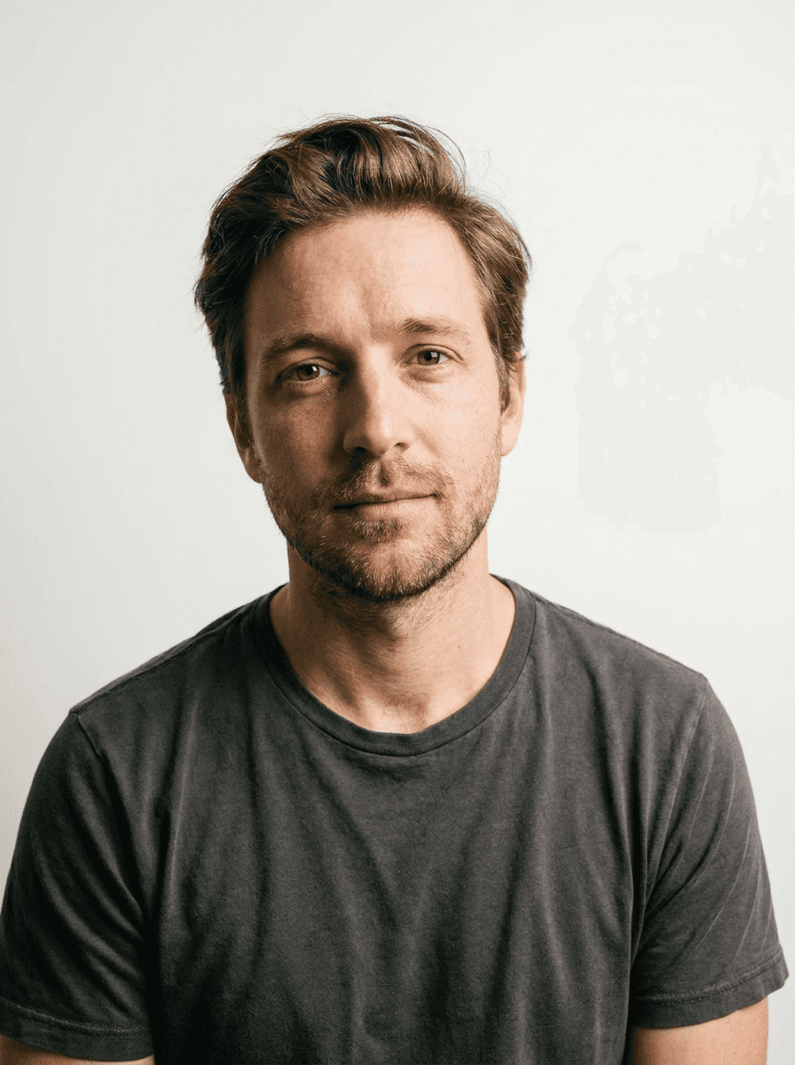 Online Coach, a white background portrait