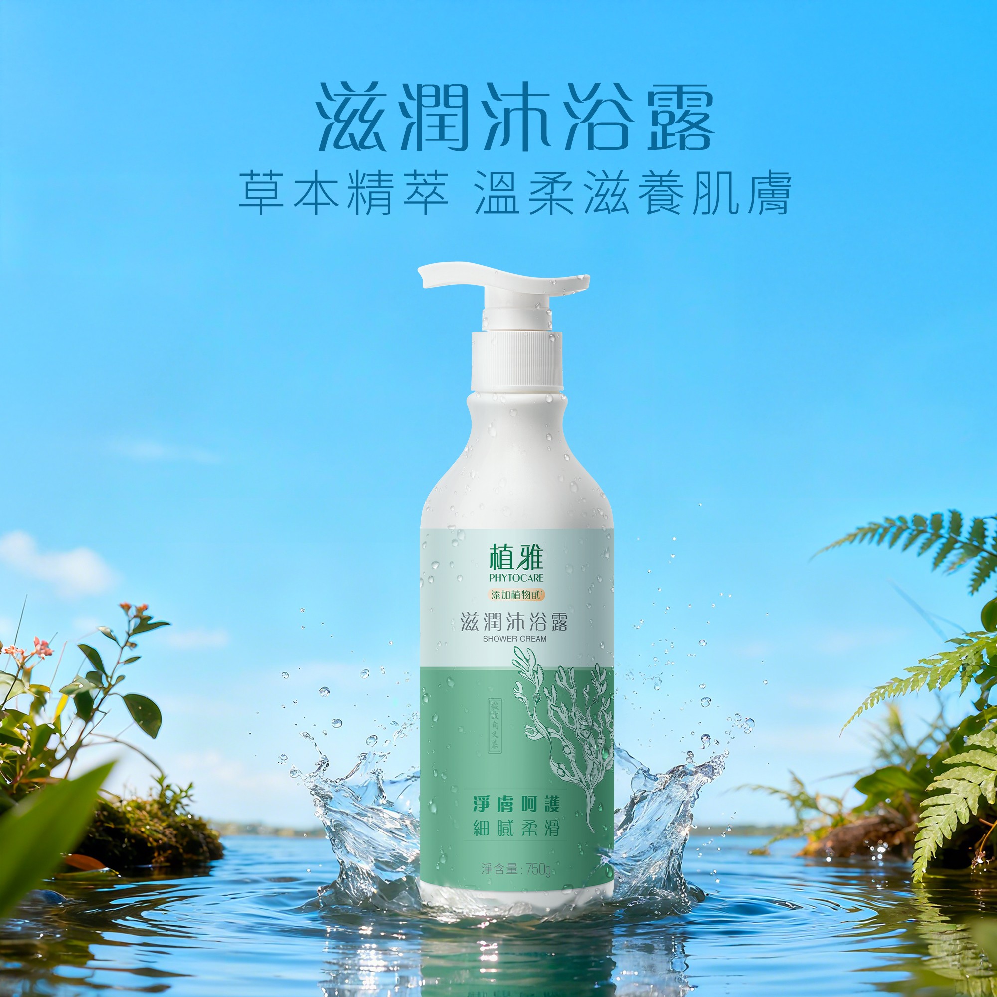 植雅滋潤沐浴露