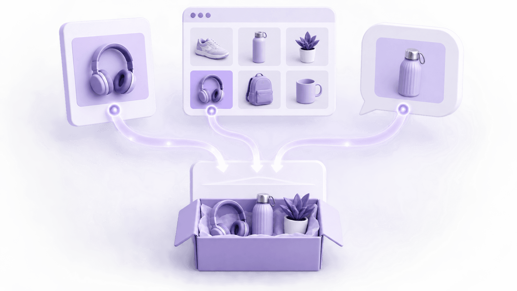 Product additions appear inside a broader order edit mix