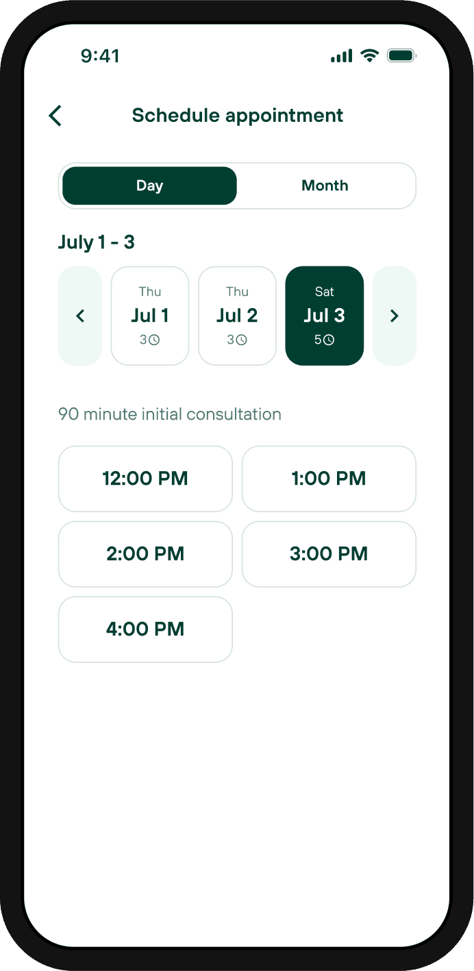 book an appointment with a registered dietitian