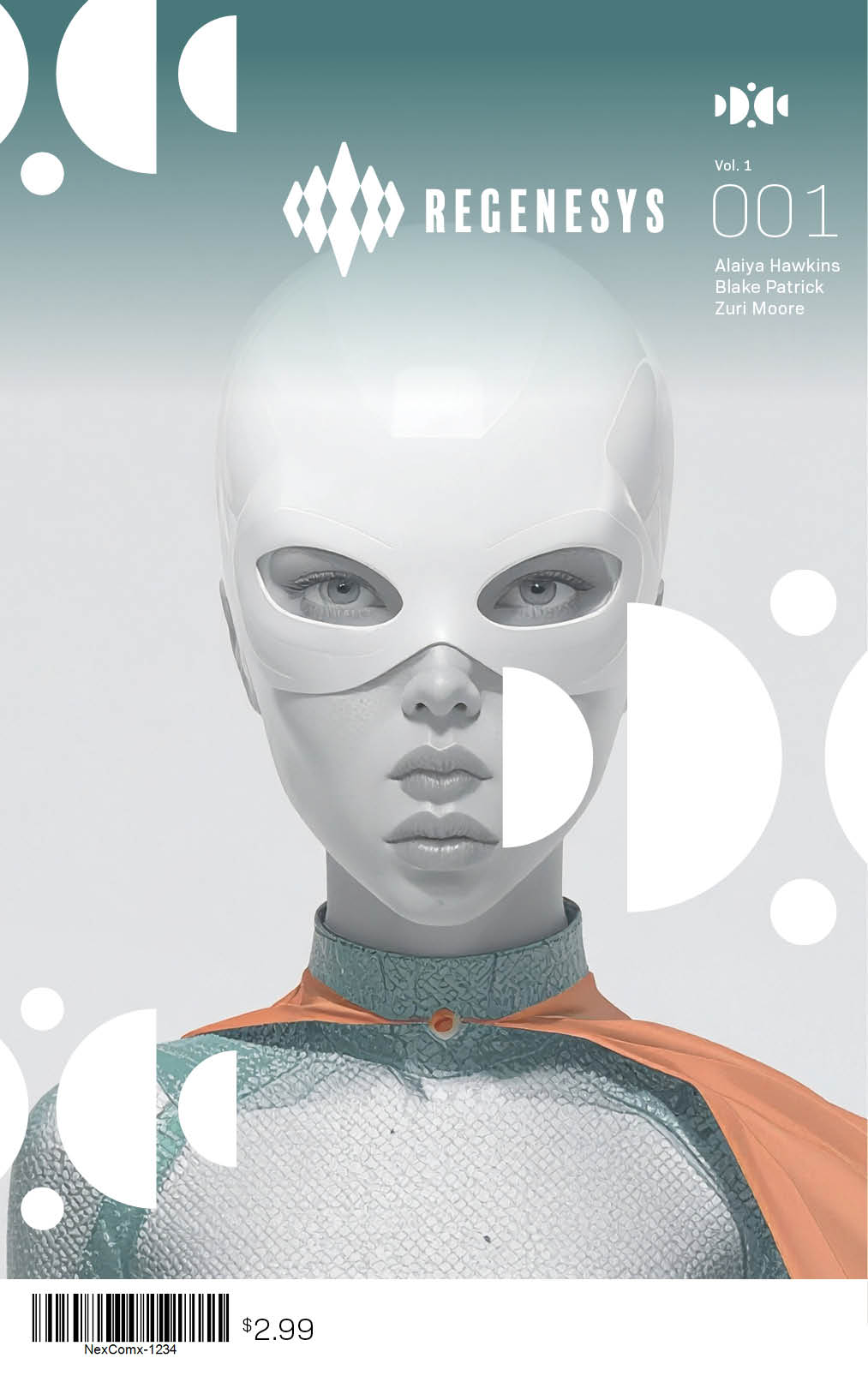 A post-apocalyptic woman with two mouths