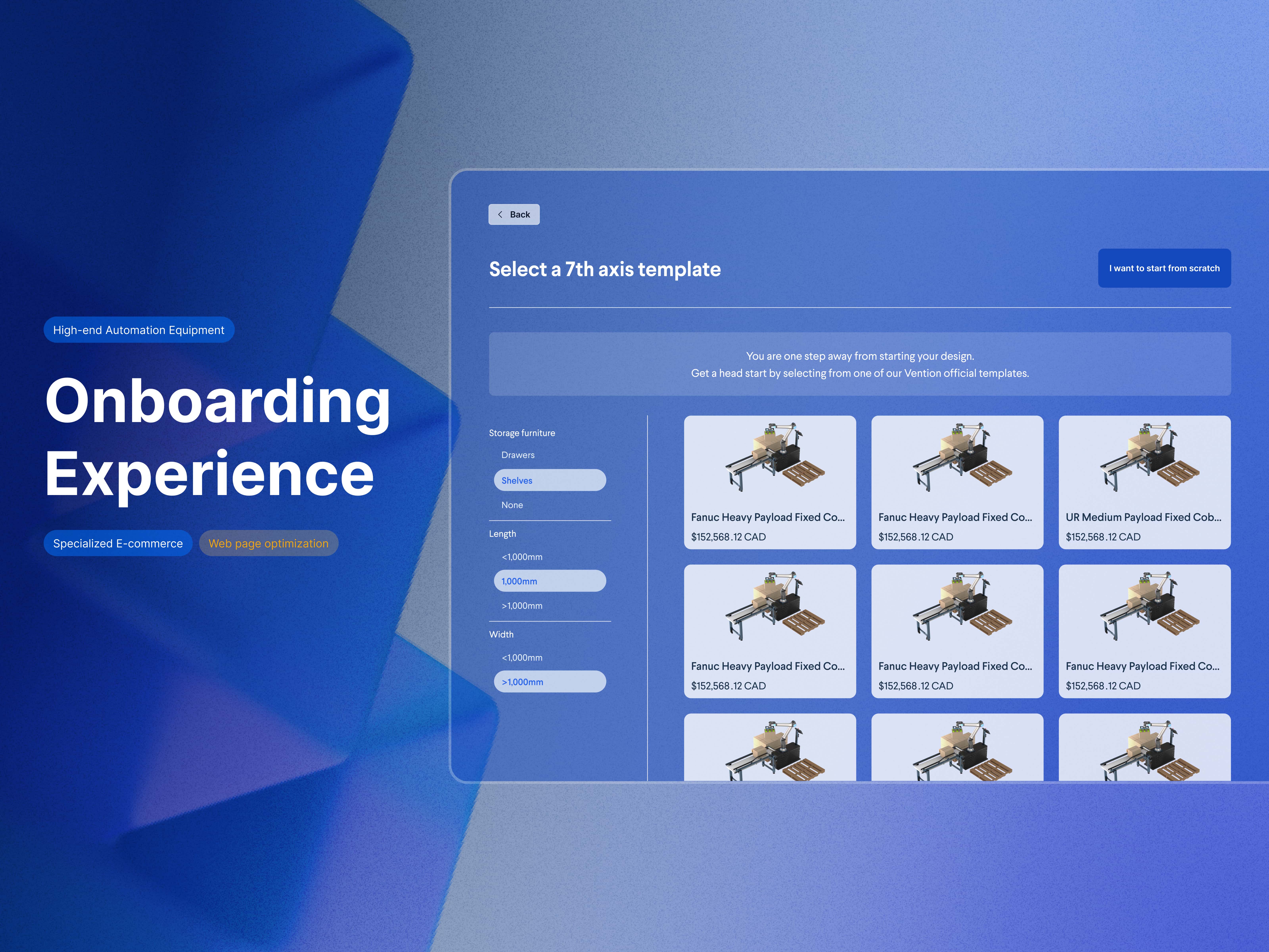 Case Study for Vention's Onboarding Service