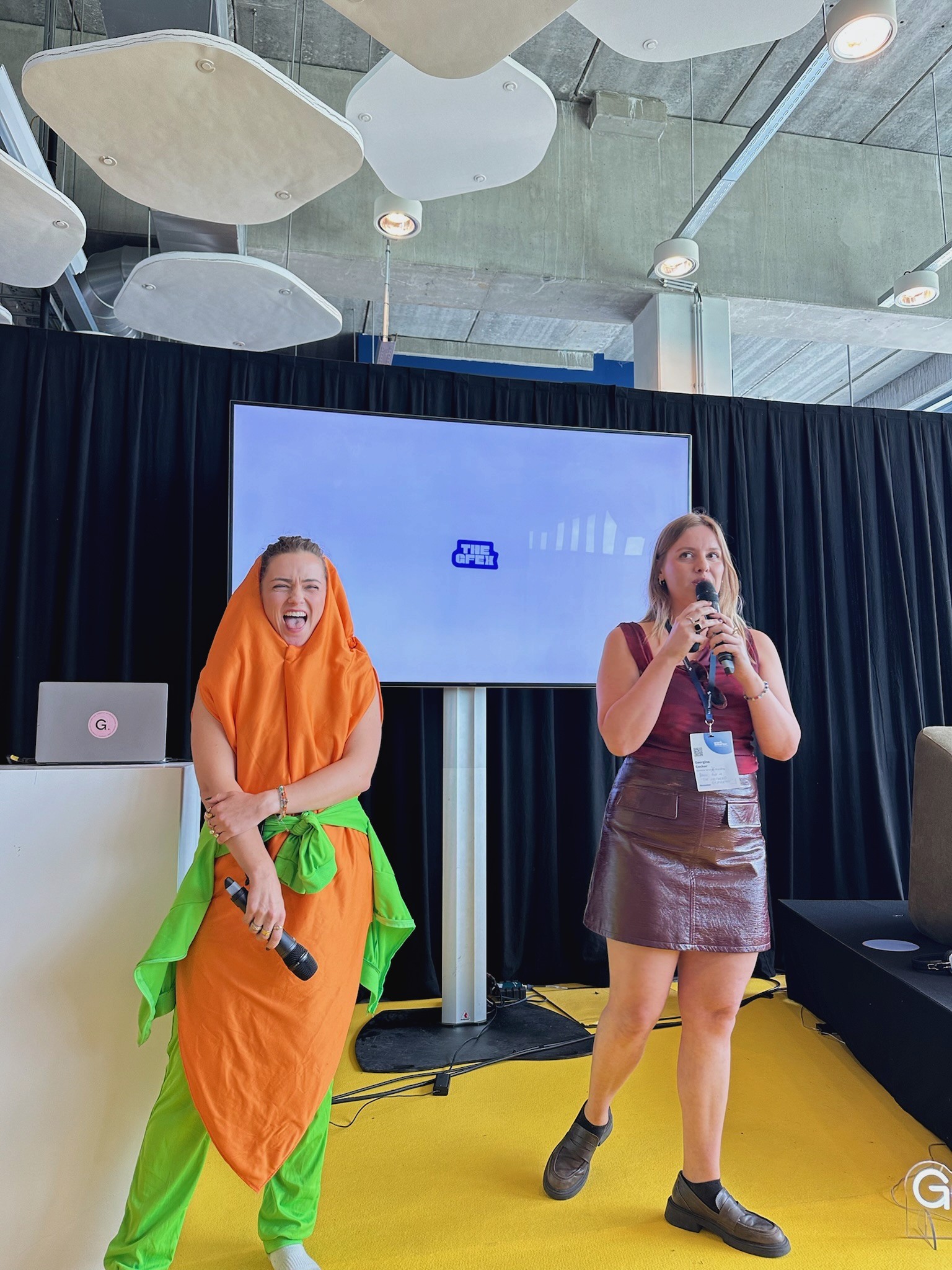 Robin Reynders Georgina Cocker Work Smarter how to brand a carrot keynote