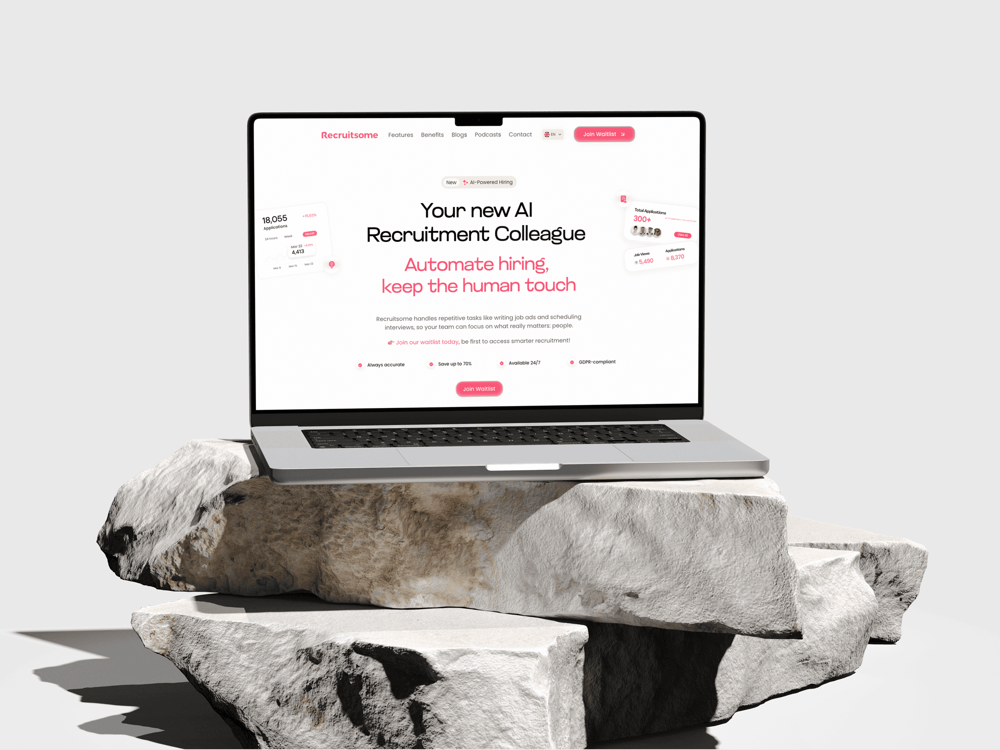 Recruitsome - Identity, Guidelines & Web by Vizura Studio