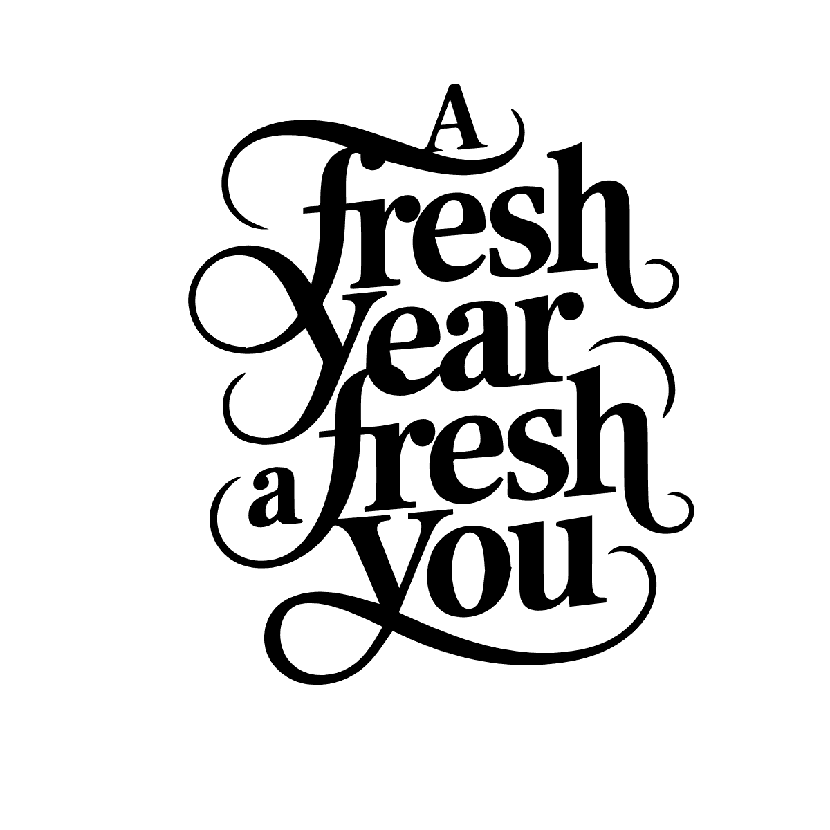 Fresh year a fresh you