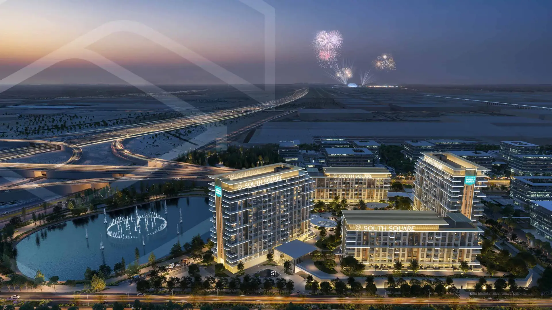 South square community aerial view