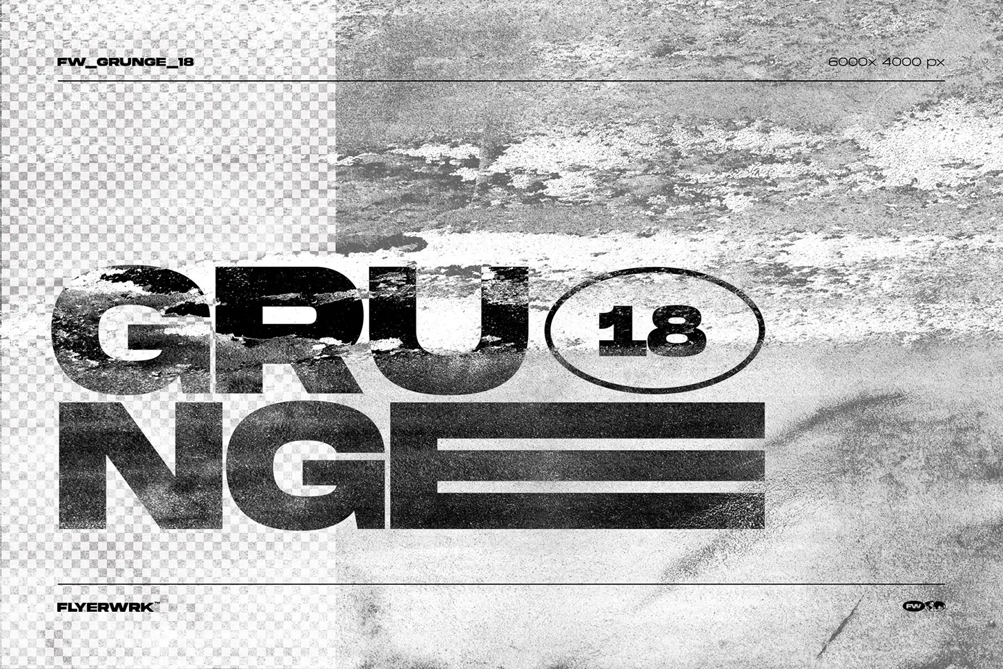Monochrome grainy overlay effect using grunge textures with high resolution distressed digital noise for flyers