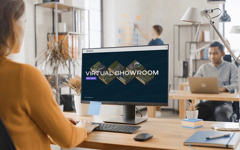 Icon virtuele showroom — interactieve virtuele showroom voor productverkenning en klantbetrokkenheid
