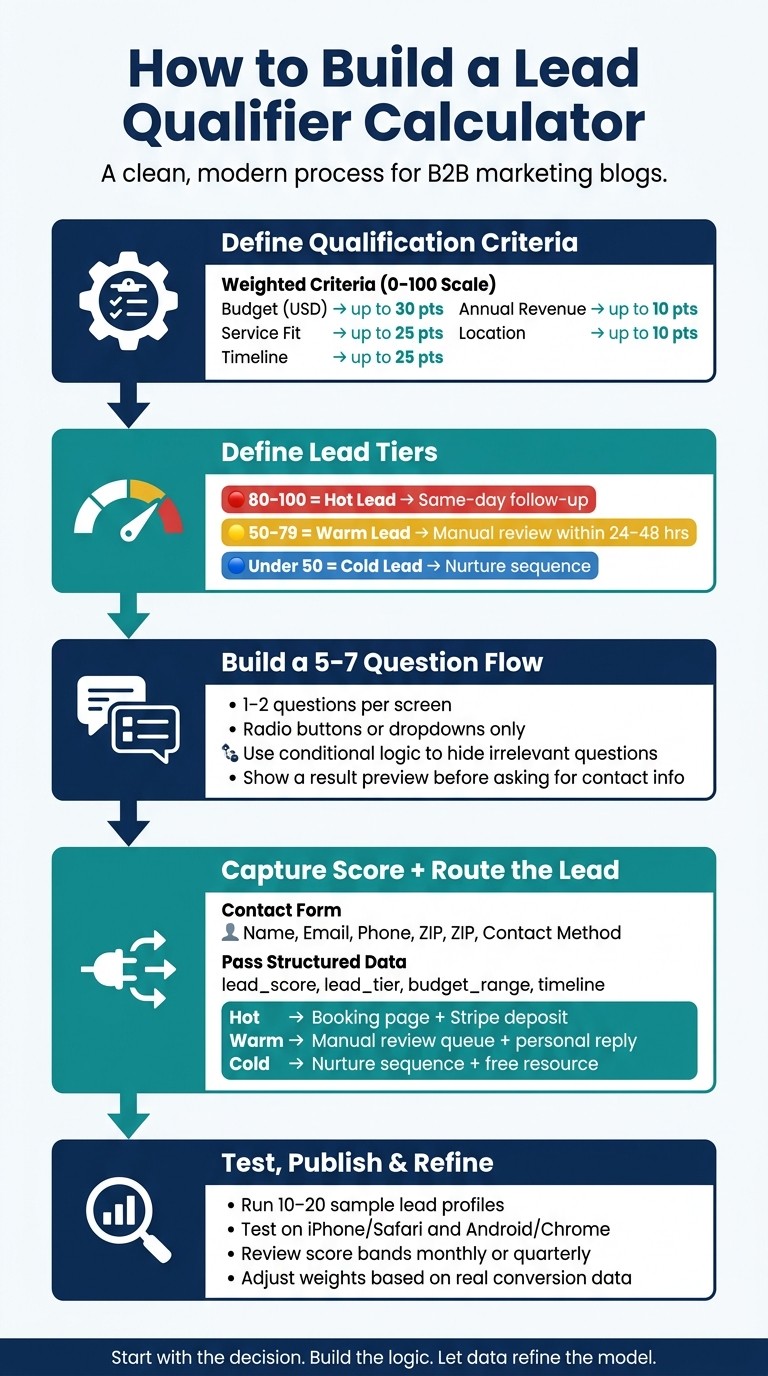 How to Build a Lead Qualifier Calculator: 5-Step Process