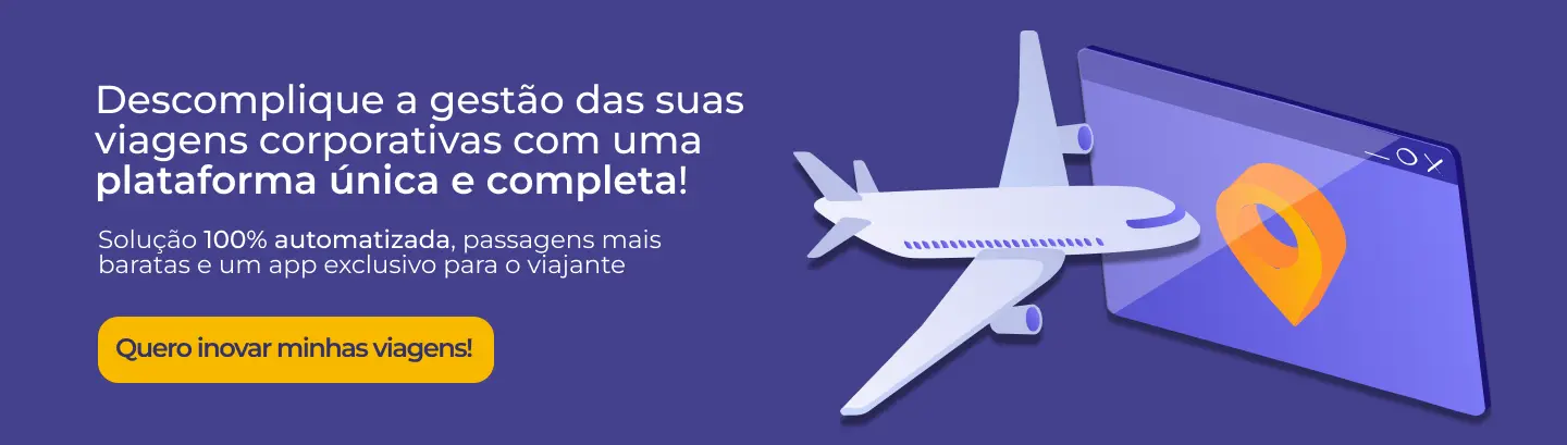 banner sobre viagens corporativas