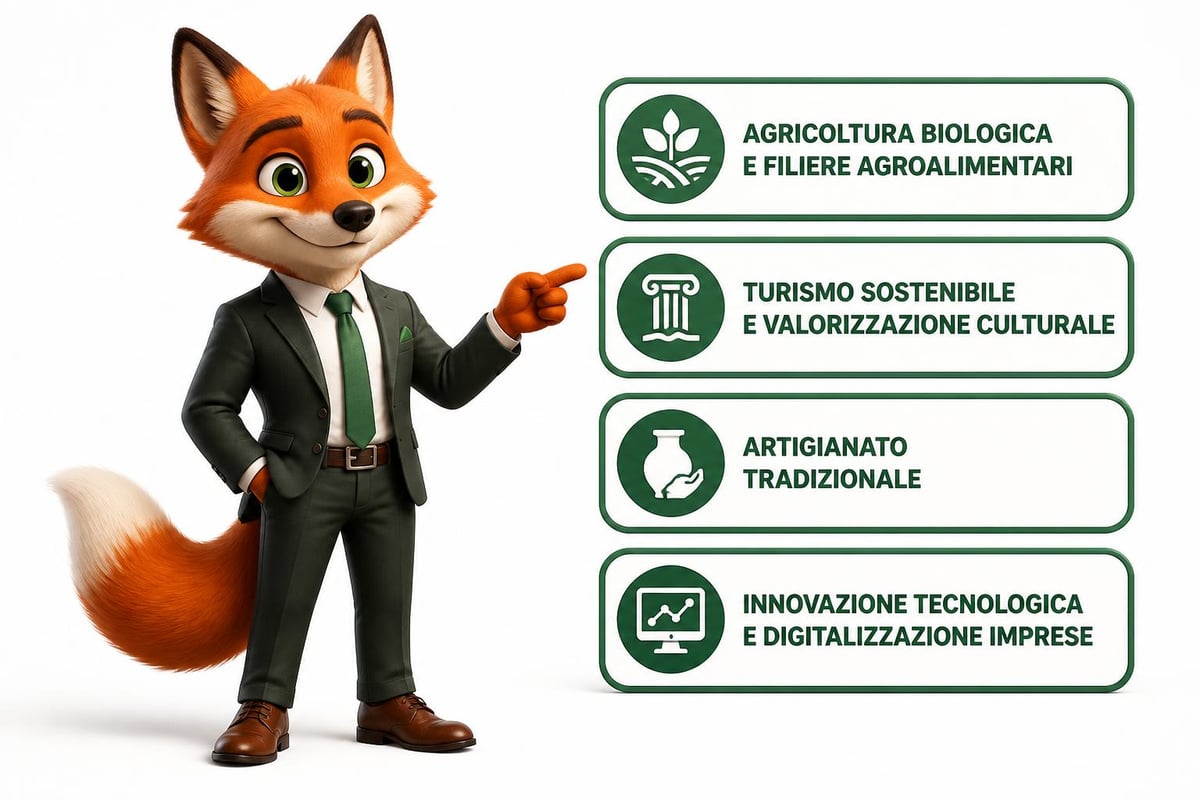Settori finanziati bandi Calabria