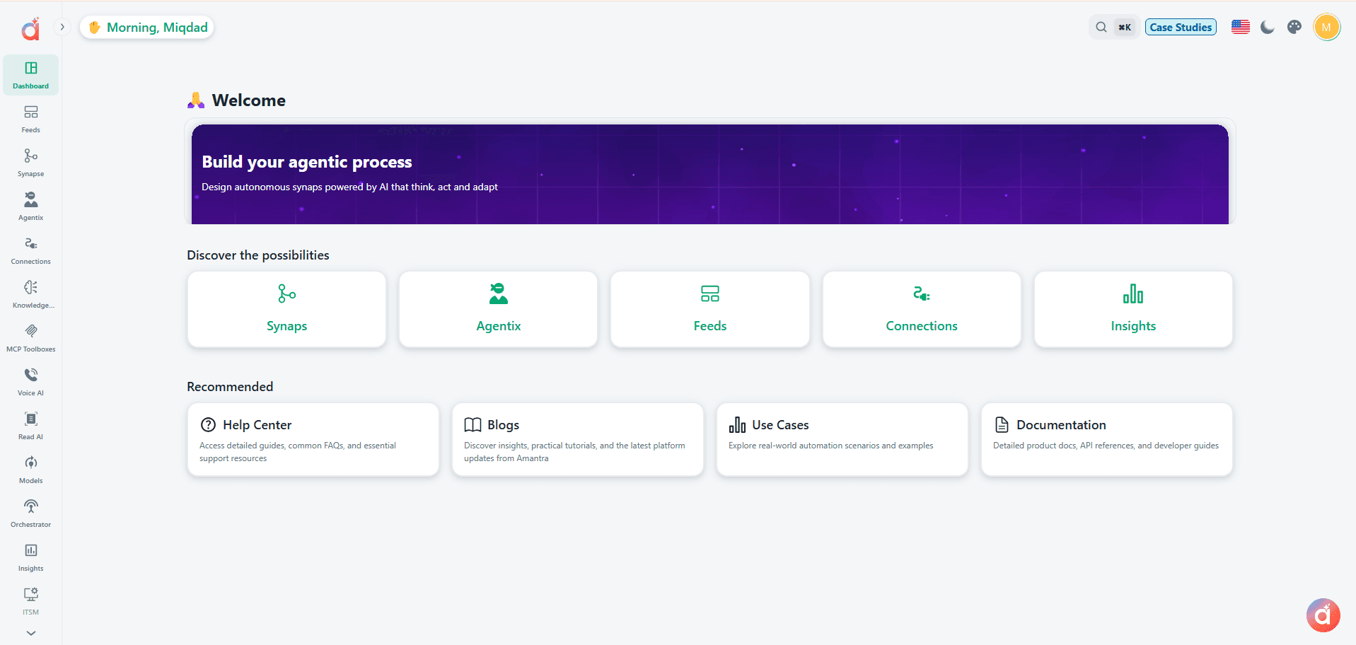 AIRA Hyperautomation product screenshot