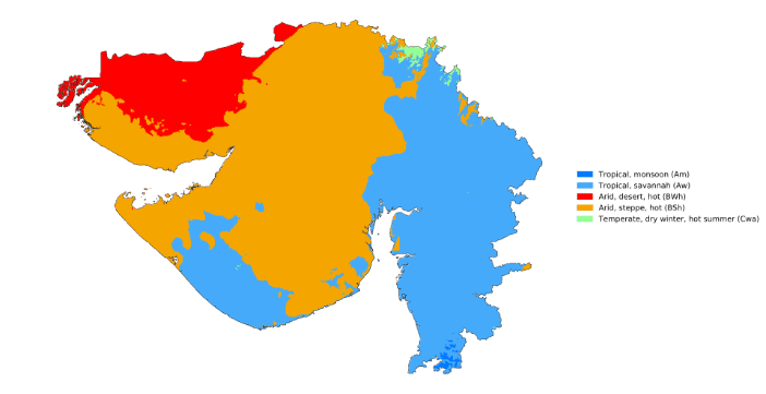 File:Koppen-Geiger Map v2 IND Gujarat 1991–2020.svg