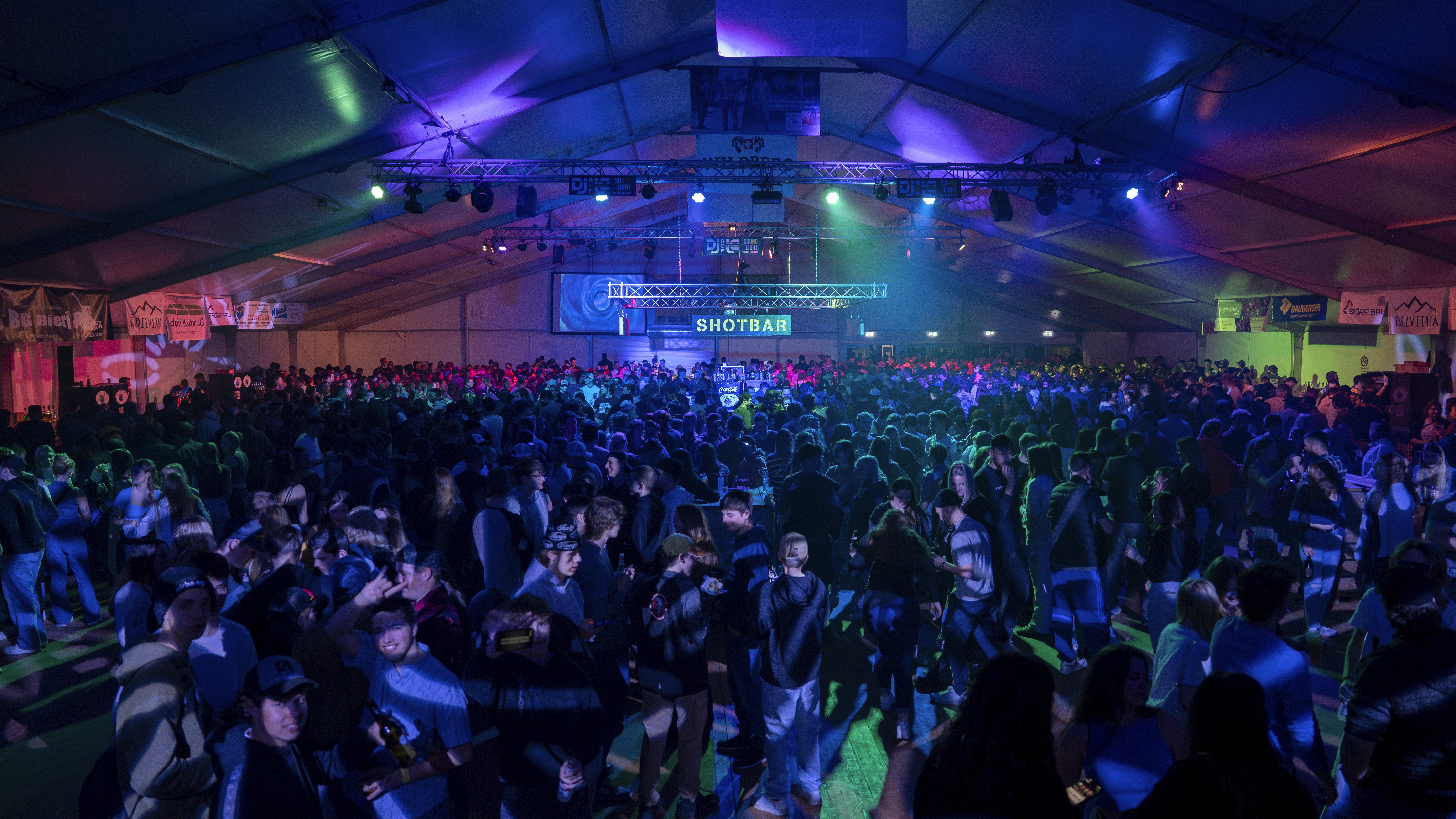 DJ playing in a club