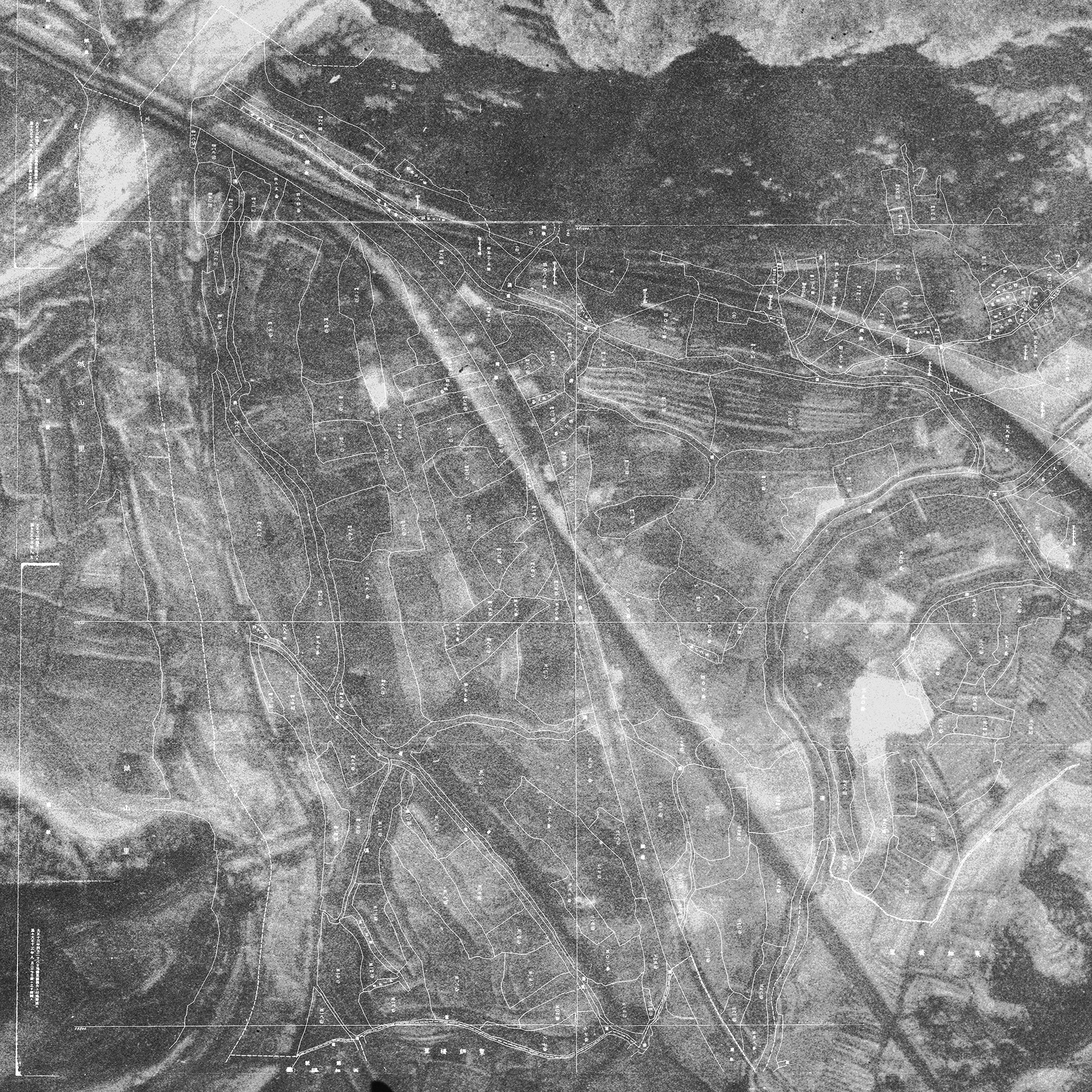 연남동의 얇은 켜: 487과 481 | 1924년 일제강점기 지적도+1947년 항공사진ㅡ사천 영역