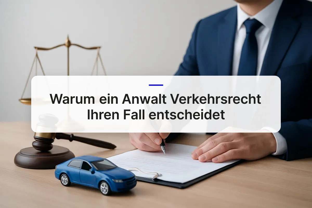Anwalt Verkehrsrecht berät Mandanten