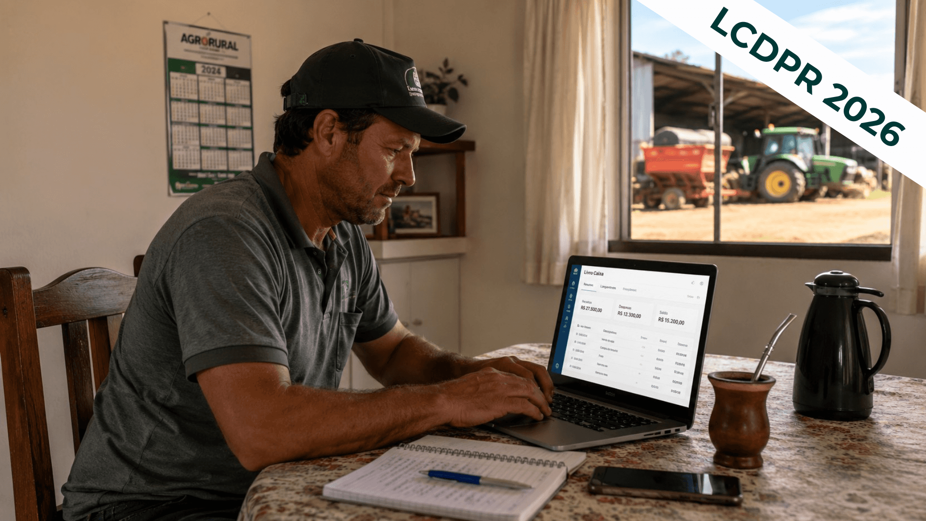 Produtor rural em como fazer o livro caixa digital em 2026