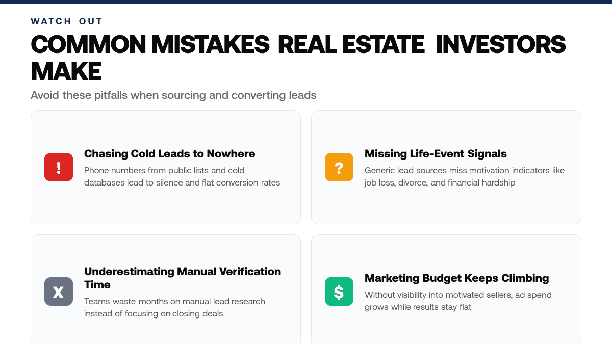 XLeads Review for Real Estate Investors in 2026 — warning-callouts