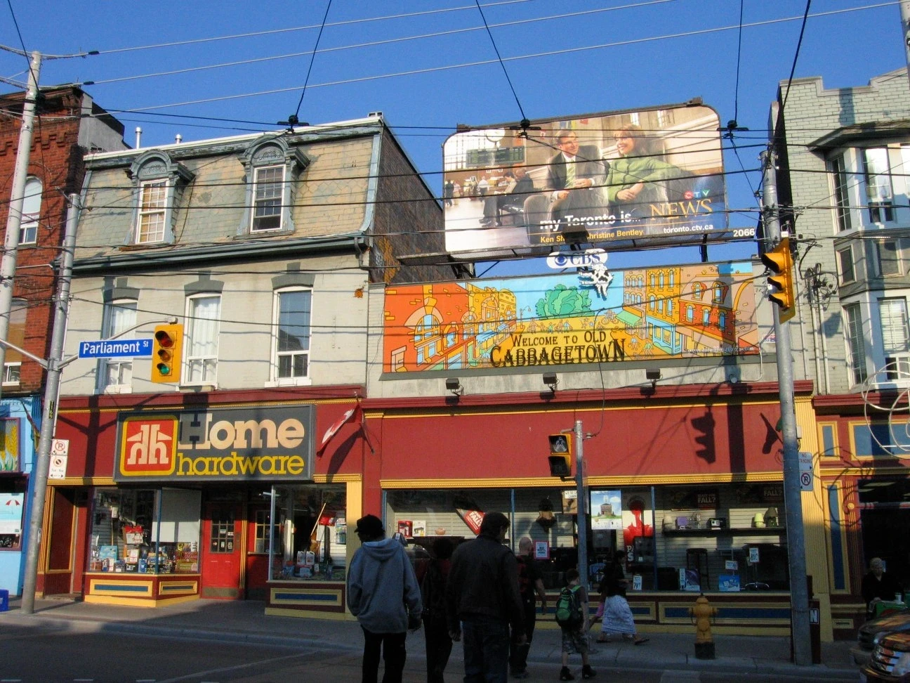 Parliament Street in Old Cabbagetown, Toronto.