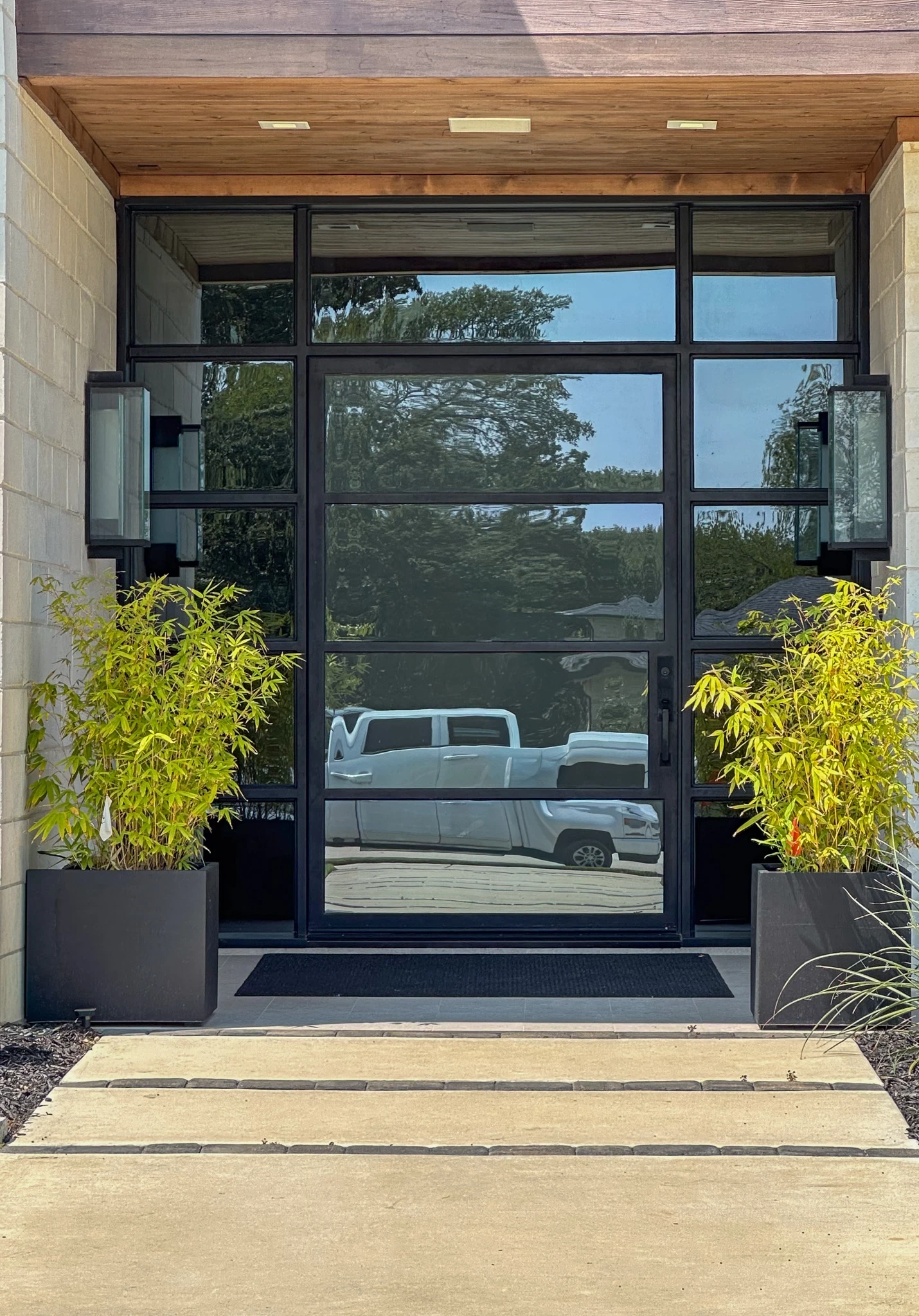 Traditional wrought iron double doors by M2 Metals Iron Doors DFW