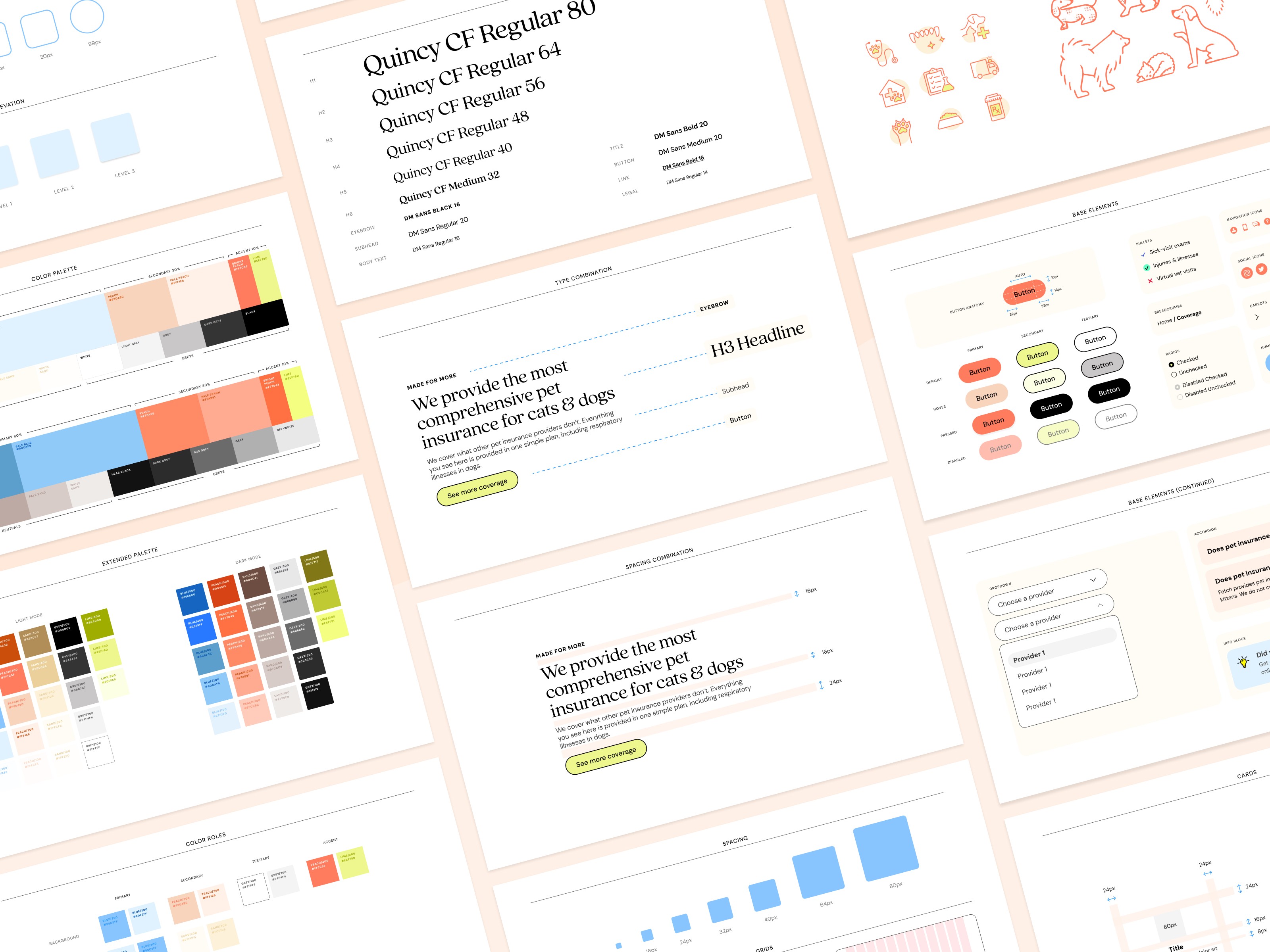 Rebrand concept fleshed out into visual guidelines.