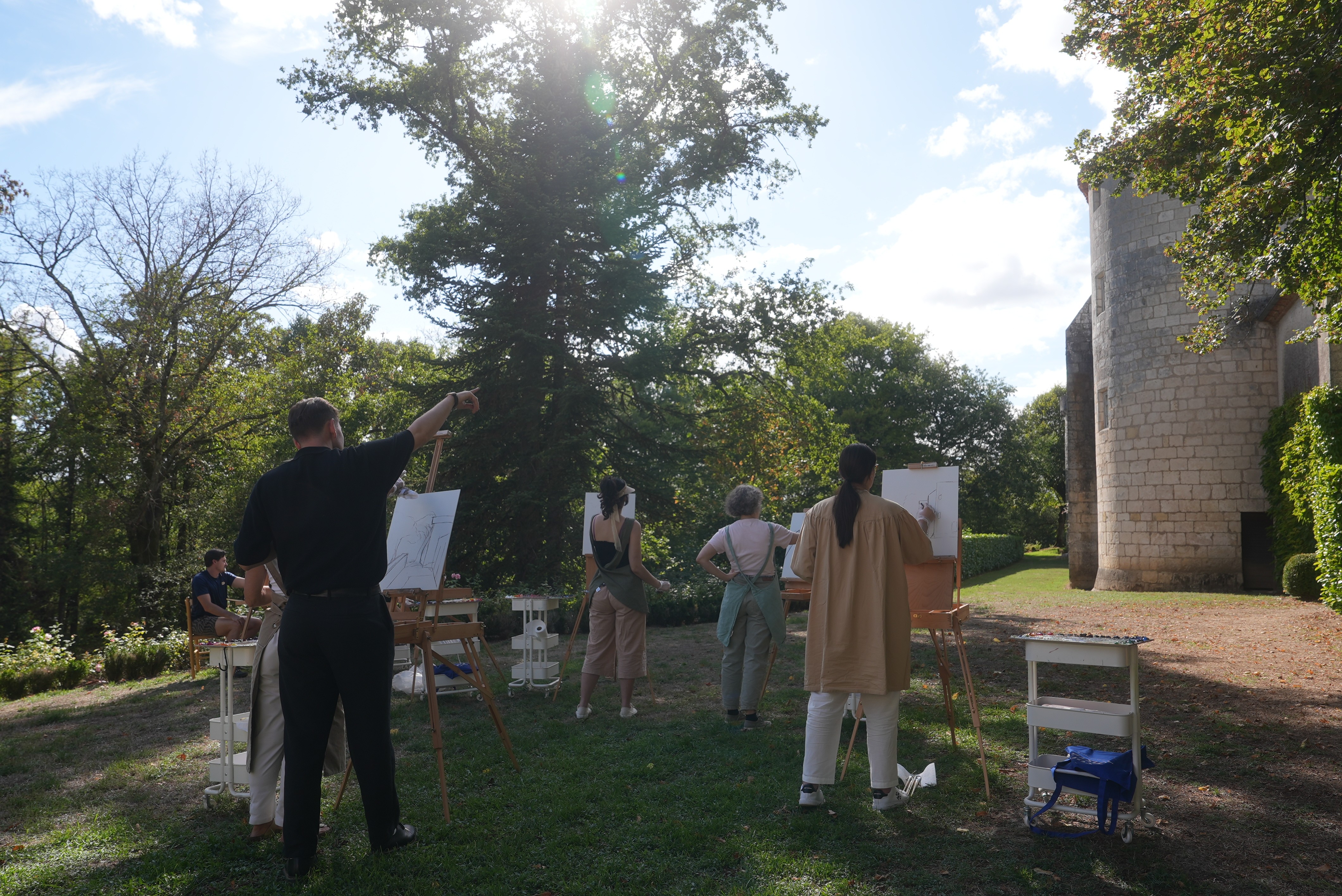 Sergiu Ciochina Workshop at Castle Puy Vidal